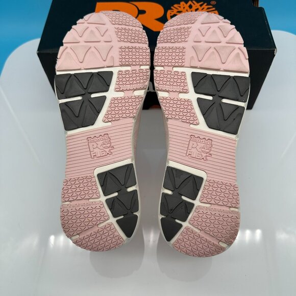 Timberland Pro Women's Day One Knit‎ Composite Safety Toe Shoe, Size 7.5, Pink - Picture 9 of 15